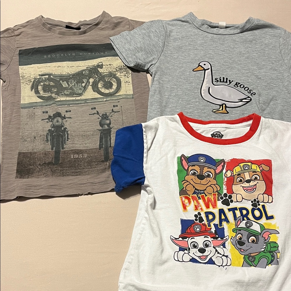 (3) 5T Boy Shirts Short Sleeve